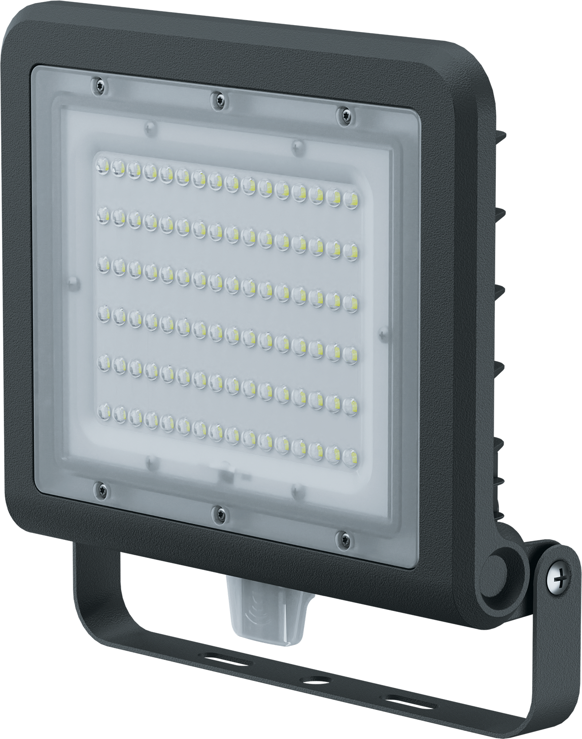 Прожектор светодиодный ДО-100w c датчиком 6500К 14200 Лм IP65