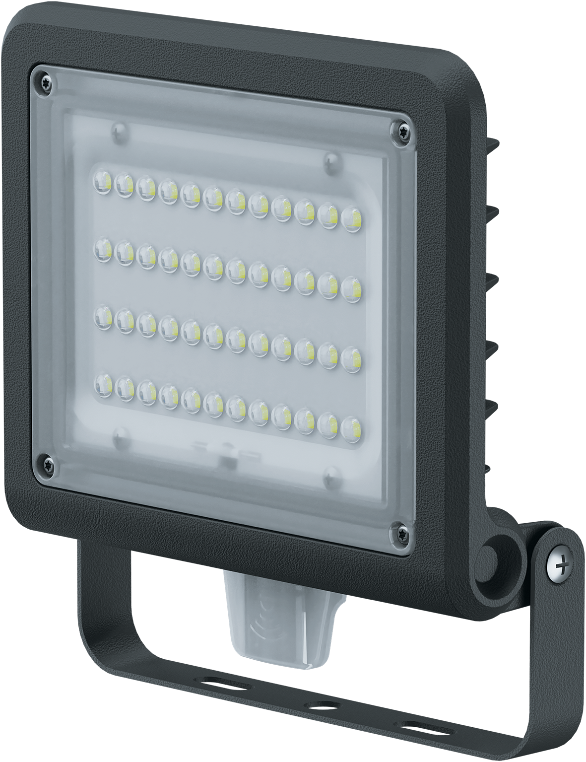 Прожектор светодиодный ДО-50w c датчиком 6500К 6950 Лм IP65