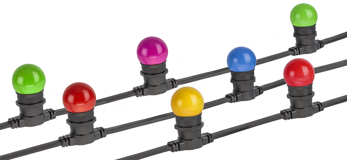 Гирлянда NGF-001-02 Белт-Лайт 40 патронов, 10 м, Е27 черный