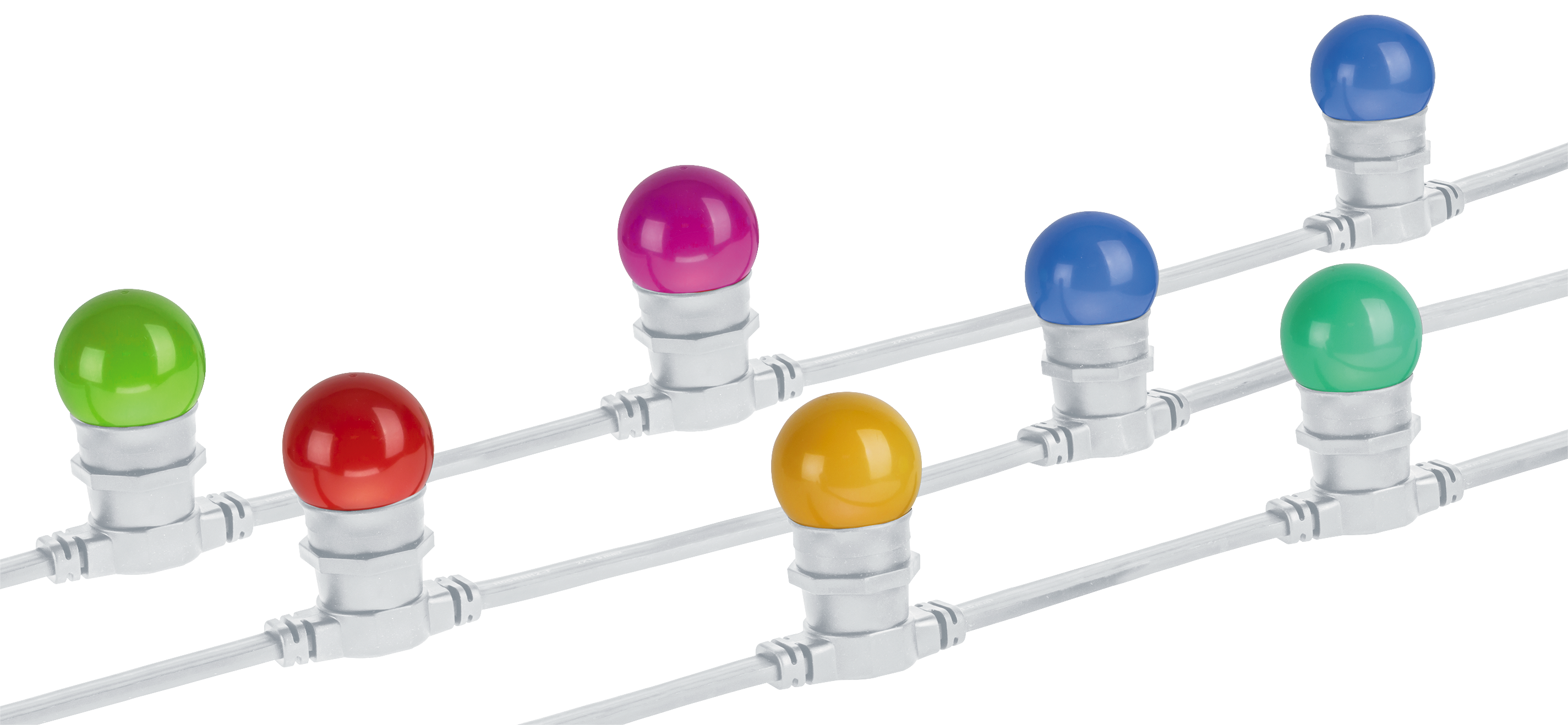 Гирлянда NGF-001-04 Белт-Лайт 40 патронов, 10 м, Е27 белый