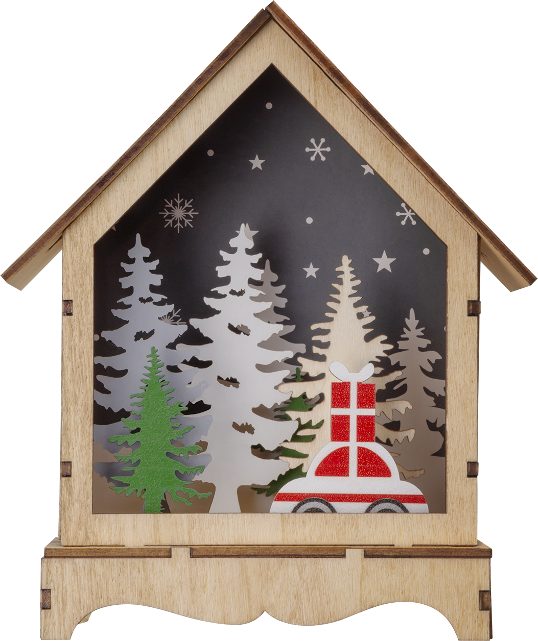 Гирлянда светодиодная новогодняя NGF-D045-03 новогодний домик