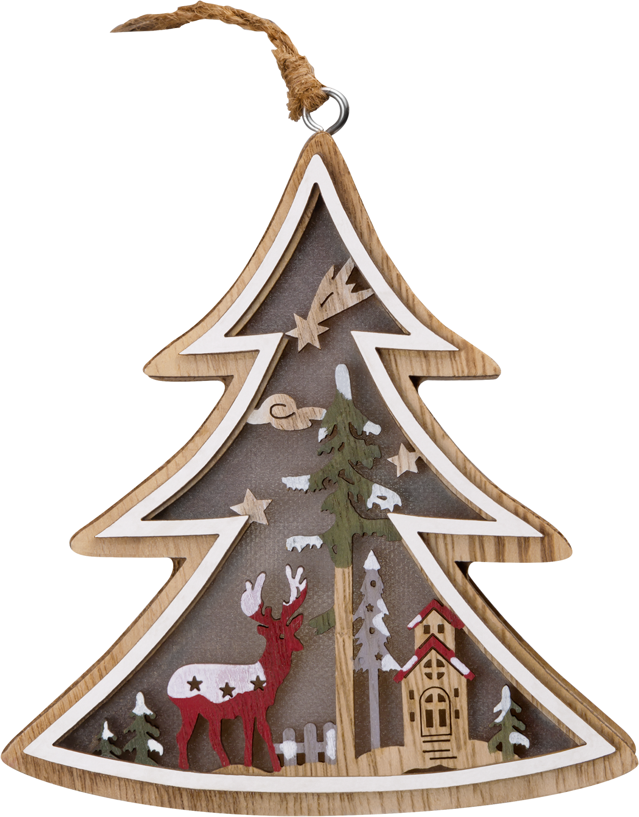 Гирлянда светодиодная новогодняя NGF-D045-04 игрушка елочка