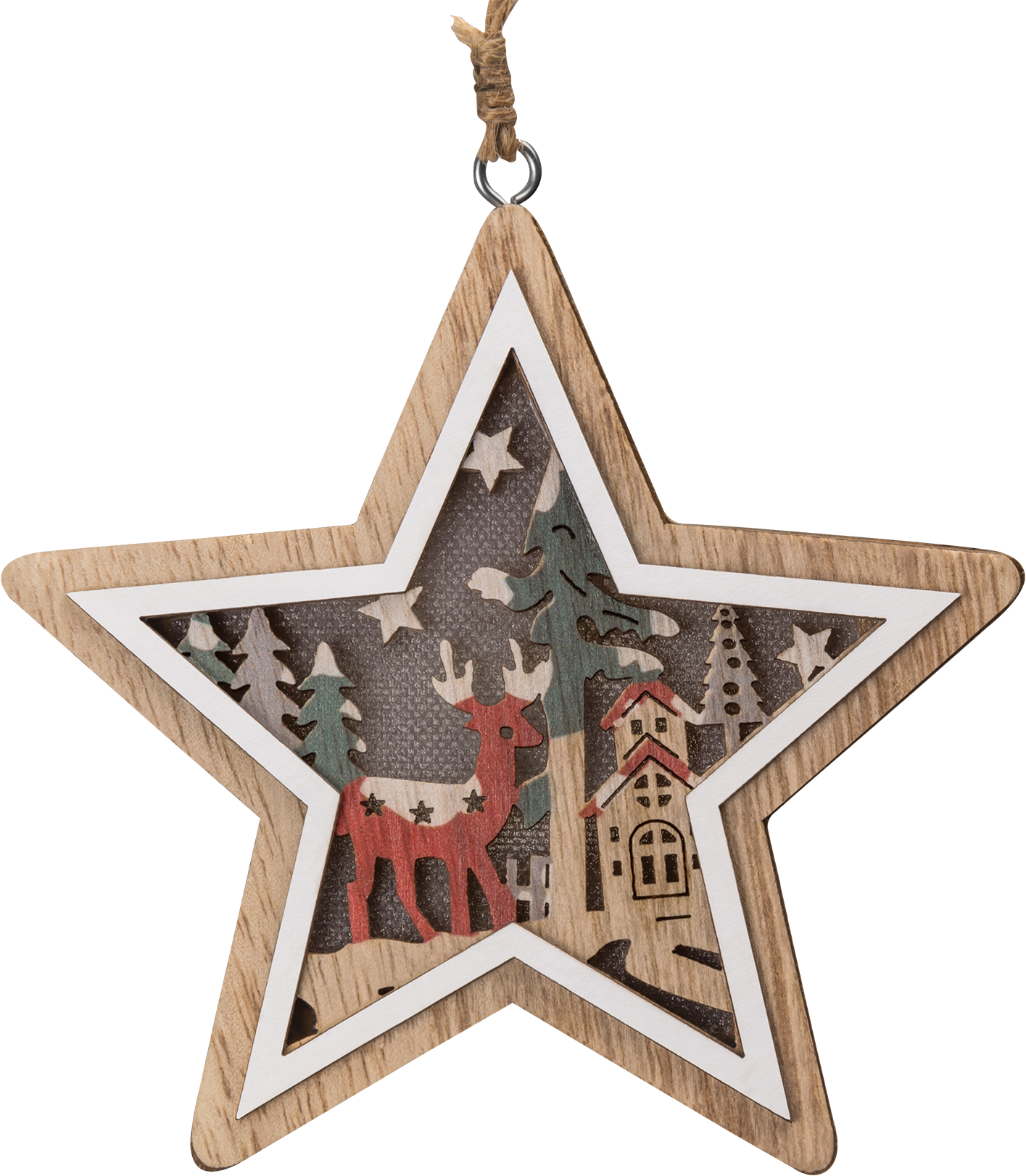 Гирлянда светодиодная новогодняя NGF-D045-05 игрушка звездочка