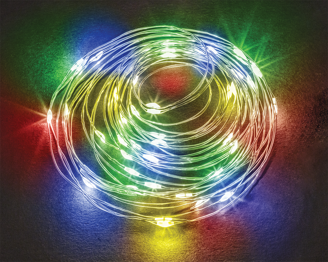 Гирлянда светодиодная новогодняя NGF-SM01-50RGBY-10-5.2m-3AA-SL-IP20