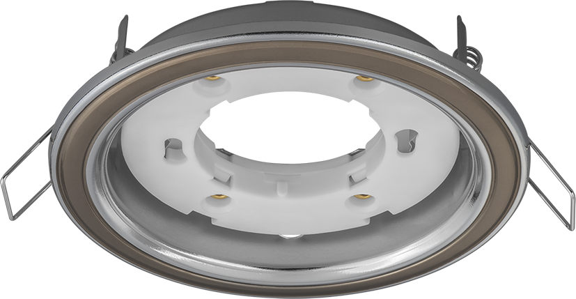 Светильник NGX-R10-004-GX53 Два цвета серебро-черный хром