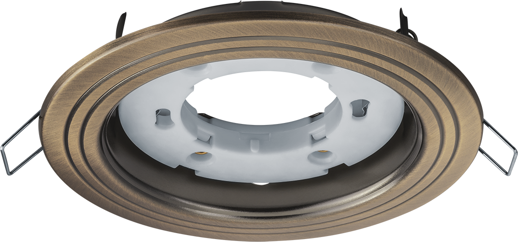 Светильник NGX-R6-007-GX53 2 Круга черненая бронза