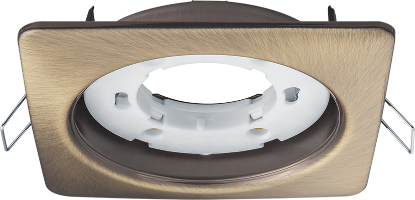 Светильник NGX-S2-007-GX53 Квадрат черненая бронза