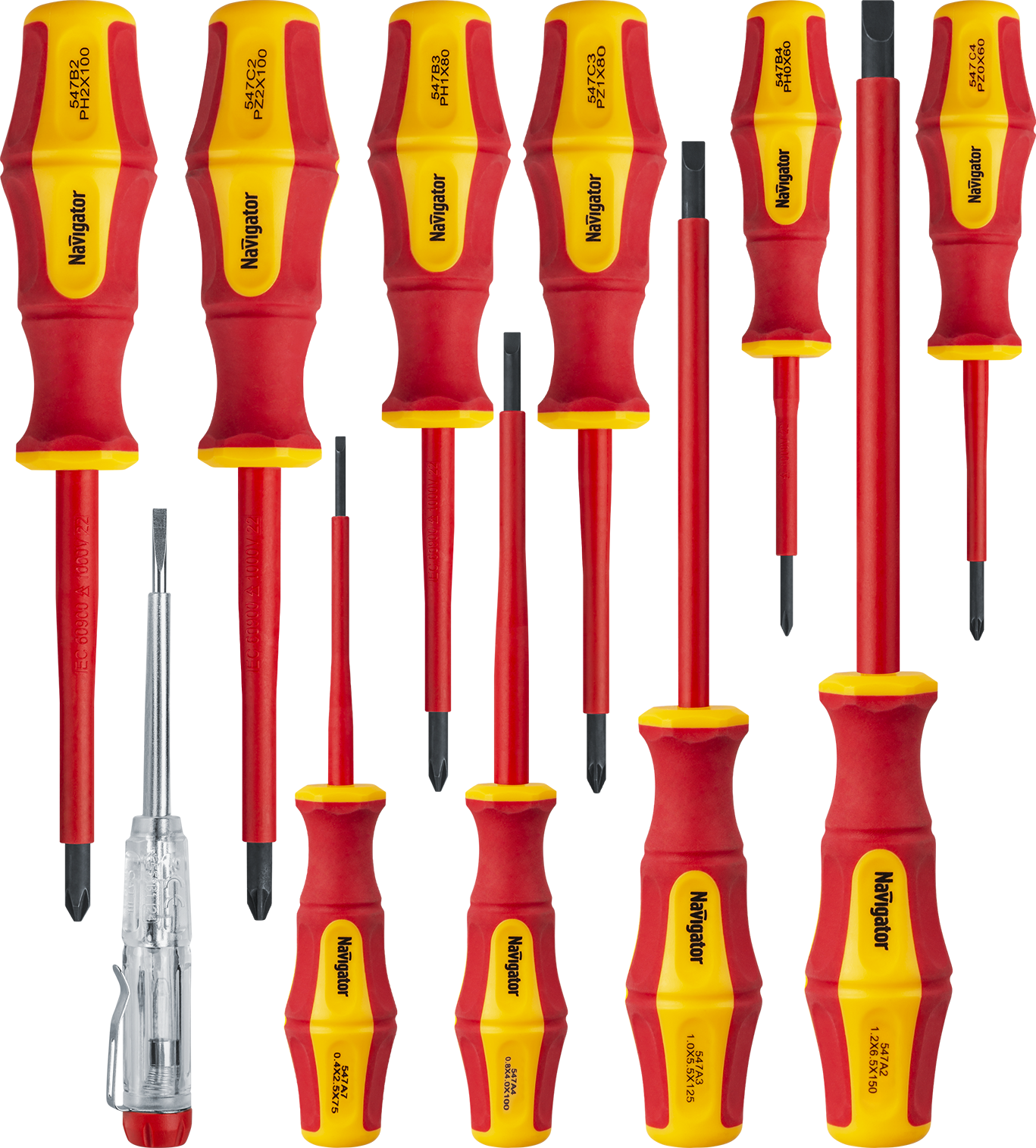 Отвёртка  95 265 NHT-Оtd03-H11 (диэлектрическая, набор 11 шт)