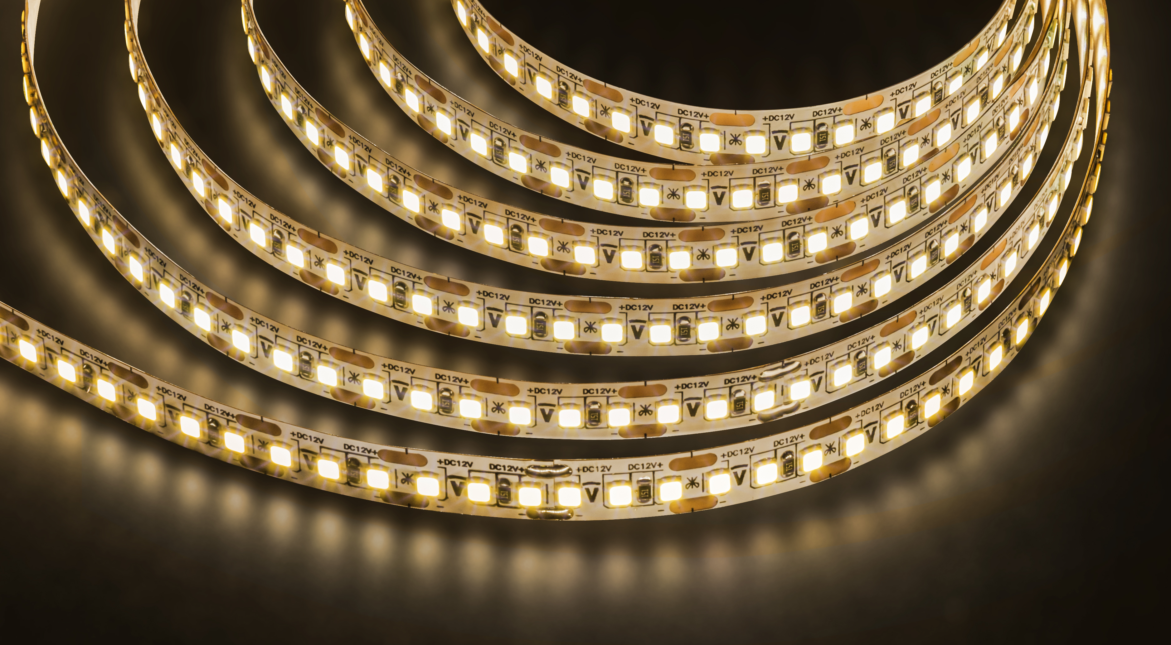 Лента светодиодная 16Вт/м 12В 3000К IP20 168LED/м NLS-2835 5м