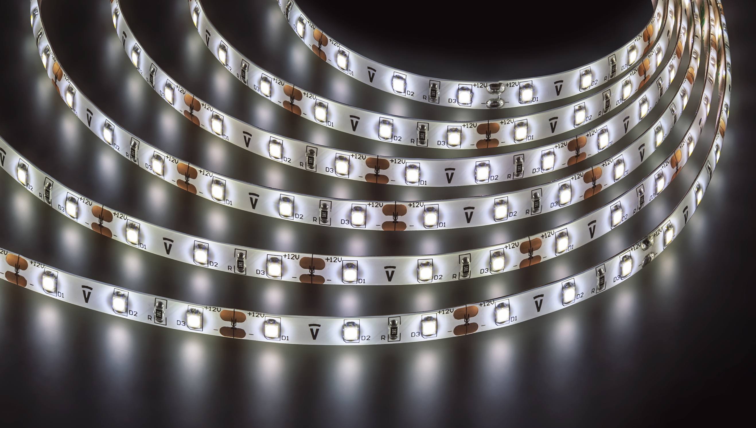 Лента светодиодная 4.8Вт/м 12В 4000К IP65 60LED/м NLS-3528-Pro 5м