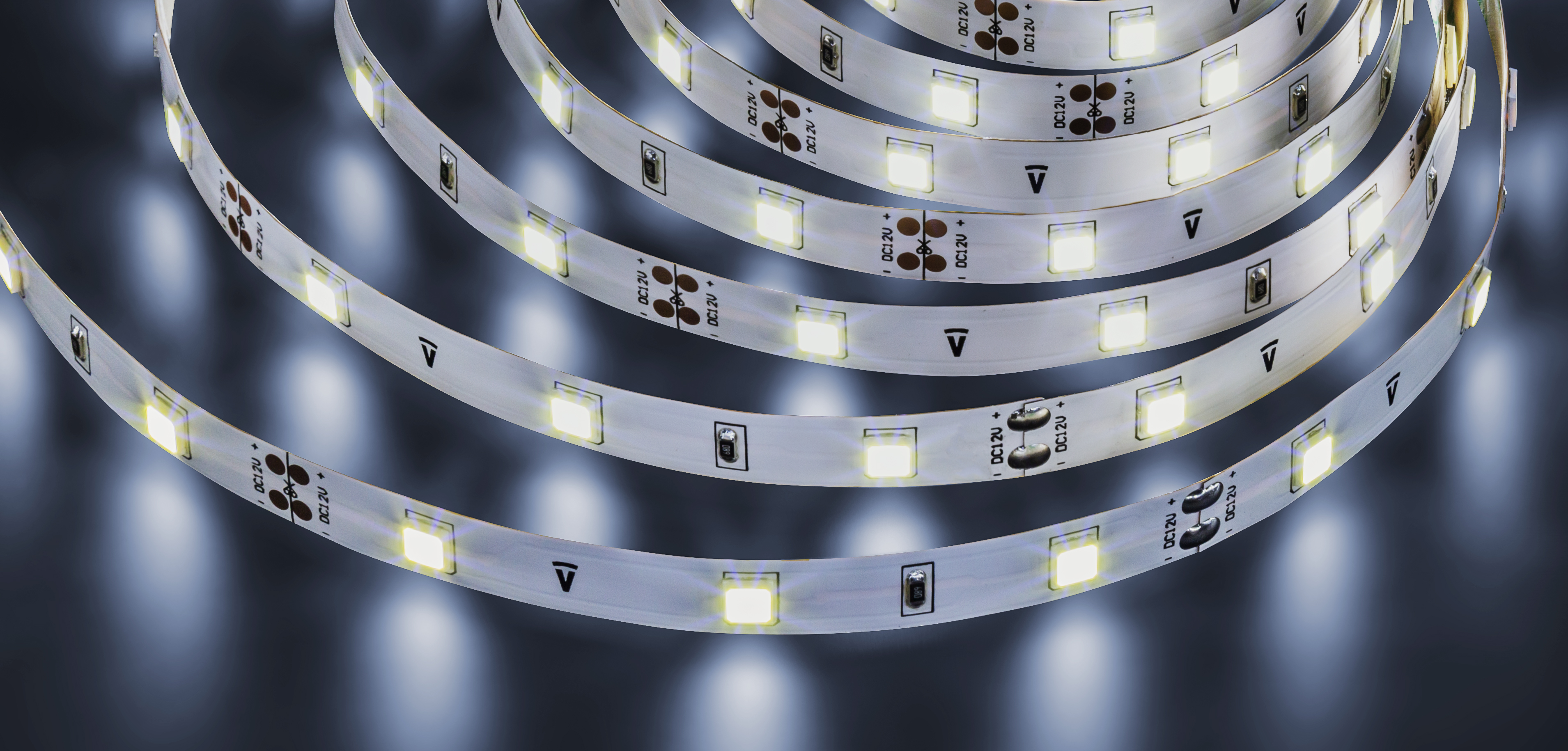 Лента светодиодная 7.2Вт/м 12В 6000К IP20 30LED/м NLS-5050-Pro 5м