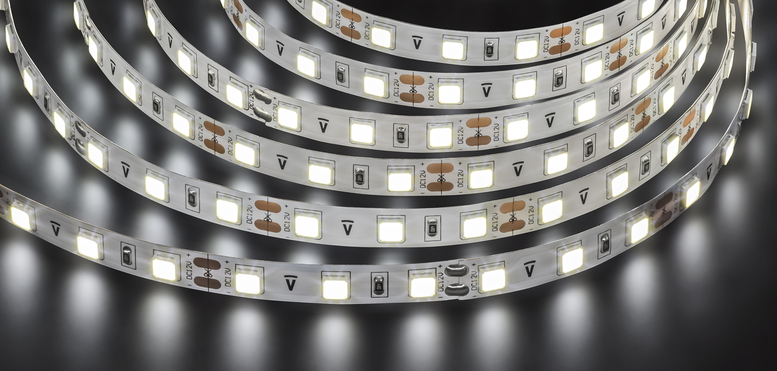 Лента светодиодная 14.4Вт/м 12В 4000К IP20 60LED/м NLS-5050-Pro 5м