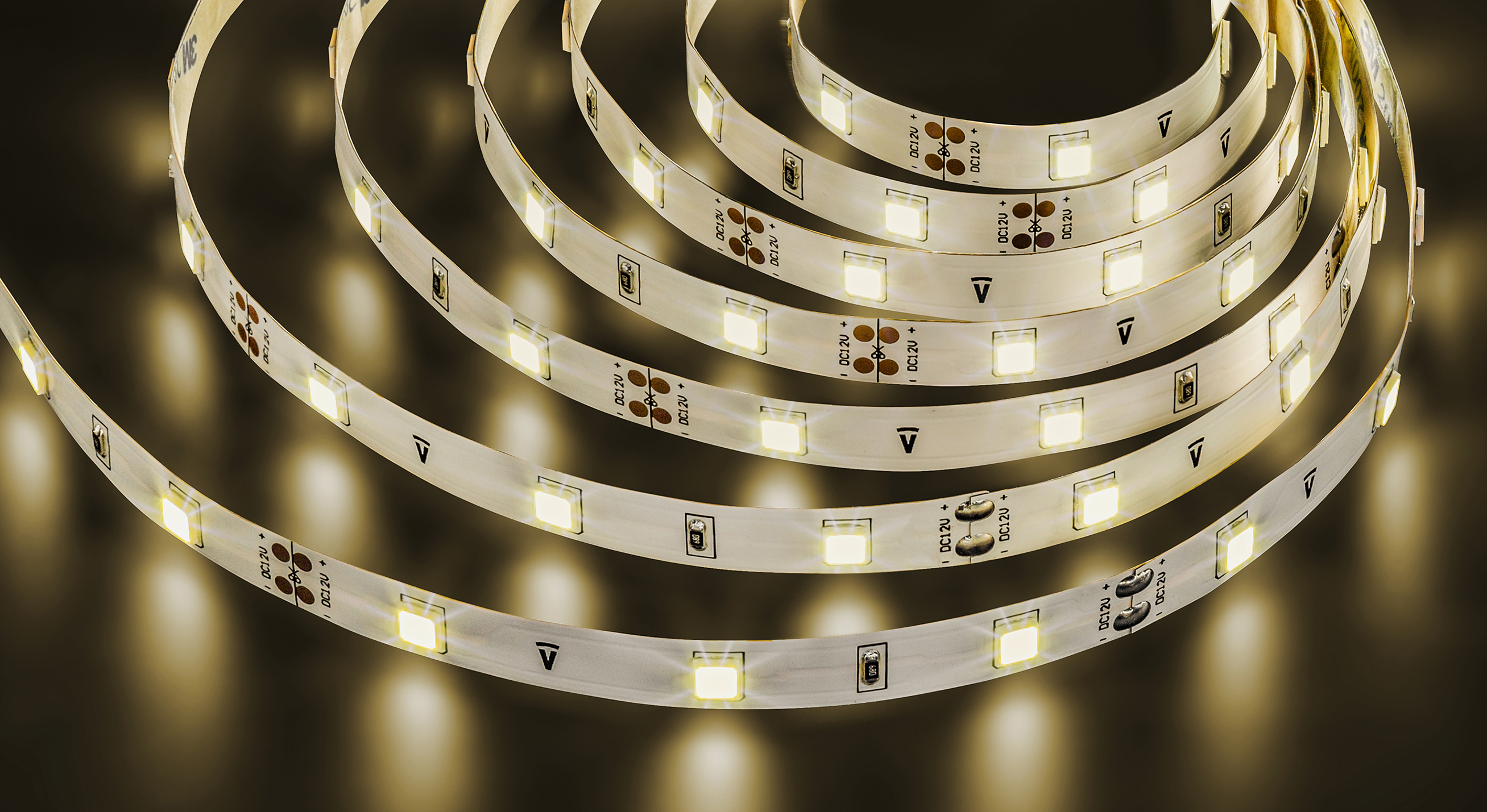 Лента светодиодная 7.2Вт/м 12В 3000К IP20 30LED/м NLS-5050-Pro 5м