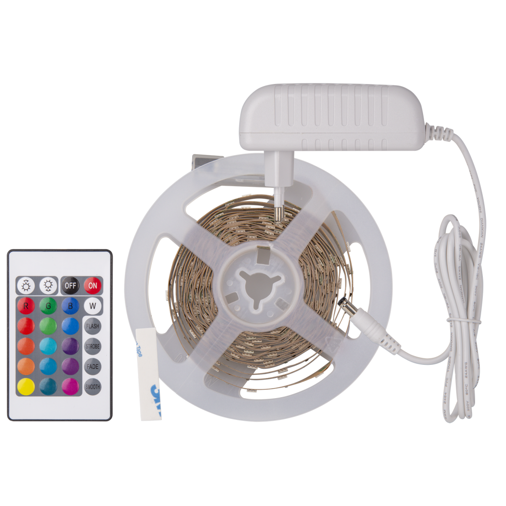 Комплект светодиодной ленты 10Вт/м 12В RGB IP20 60LED/м NLS-SET-03 3м