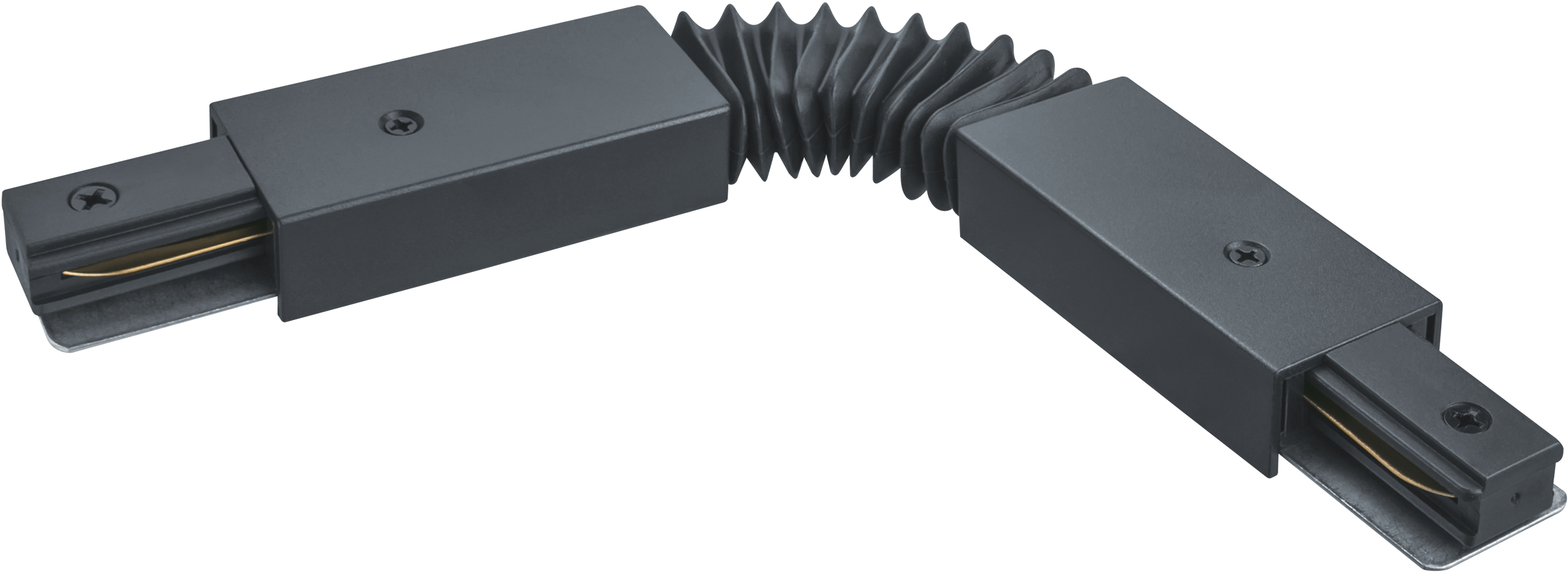 Коннектор гибкий черный для шинопровода NLT-C-1L-AS1-BL-F
