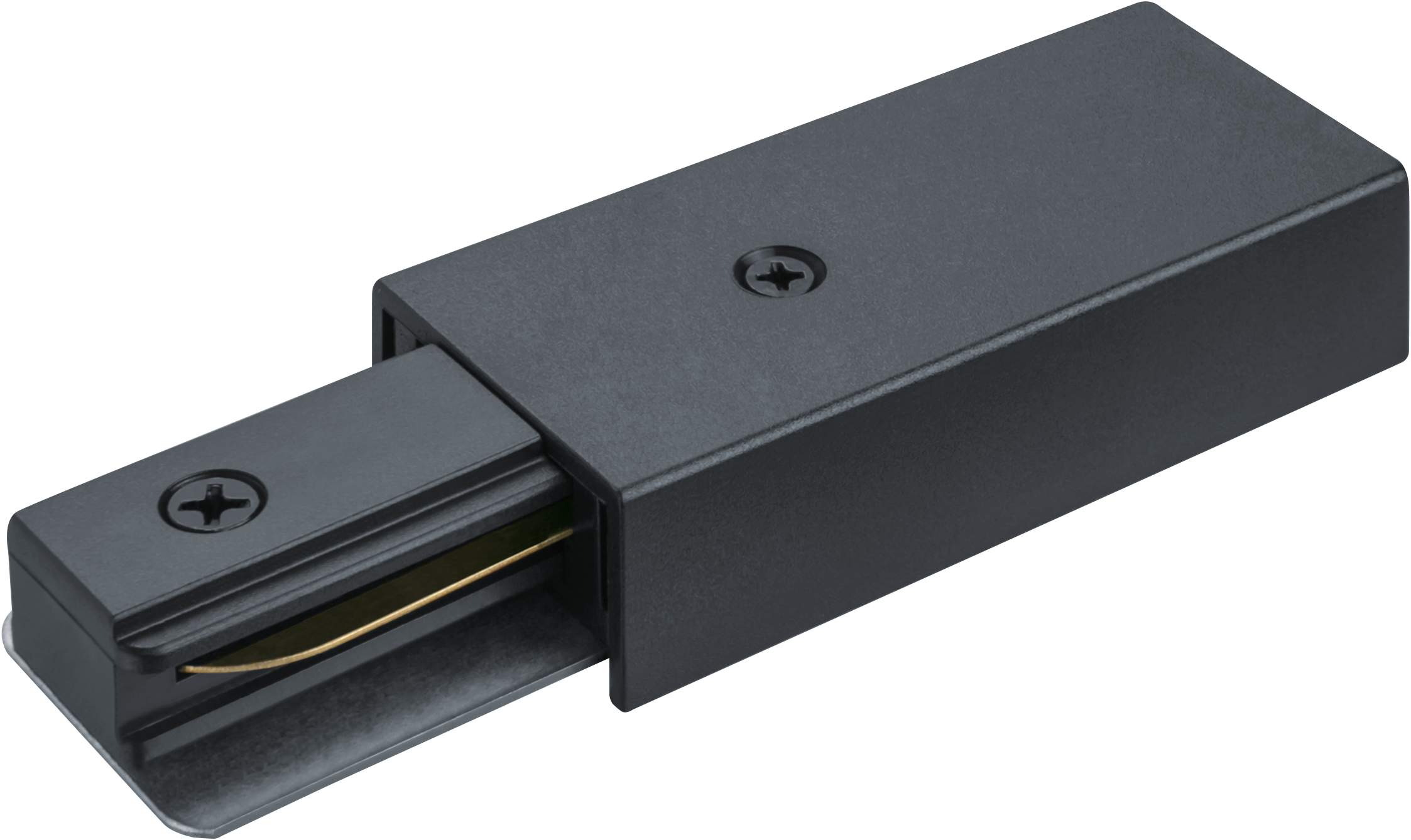 Ввод питания для шинопровода однофазный черный NLT-C-1L-AS1-BL-P