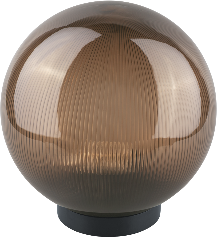 Светильник уличный на опору NOF-B-02-60-205 Шар D 200 мм 60 Вт IP44 E27 дымчатый призма