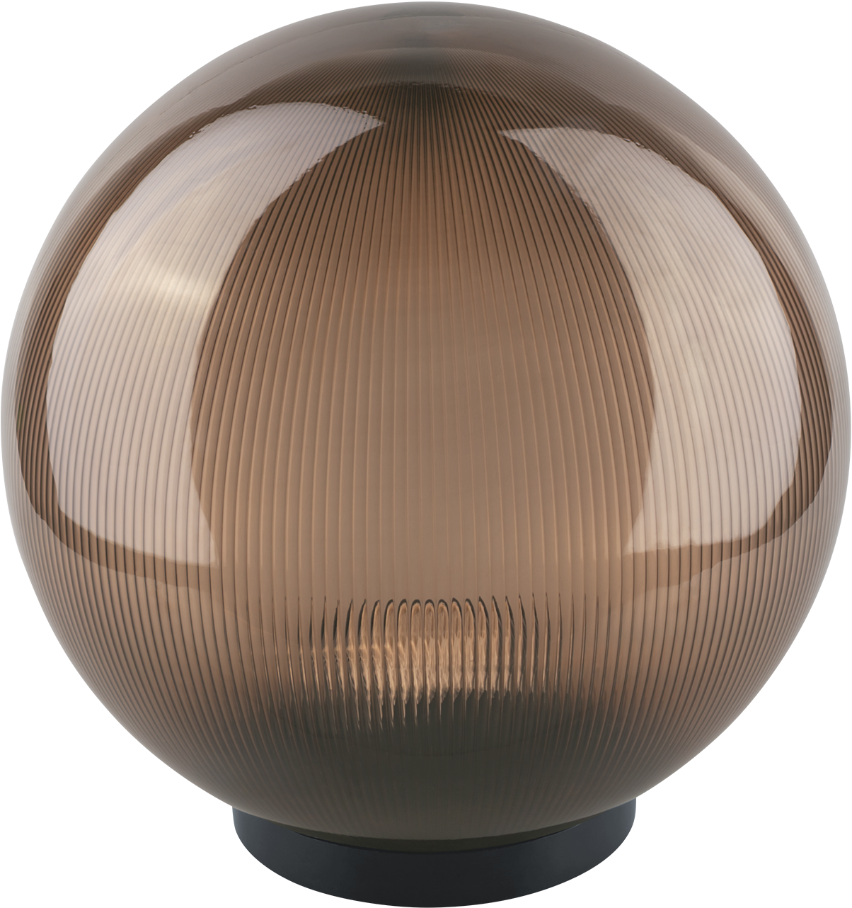 Светильник уличный на опору NOF-B-02-60-255 Шар D 250 мм 60 Вт IP44 E27 дымчатый призма