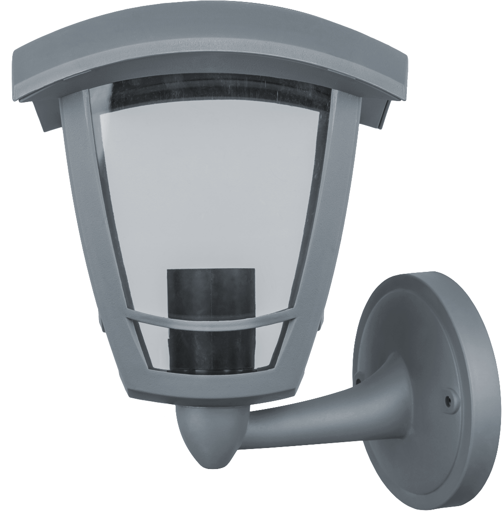 Светильник NOF-P01-GR-IP44-E27 (4 грани серый)