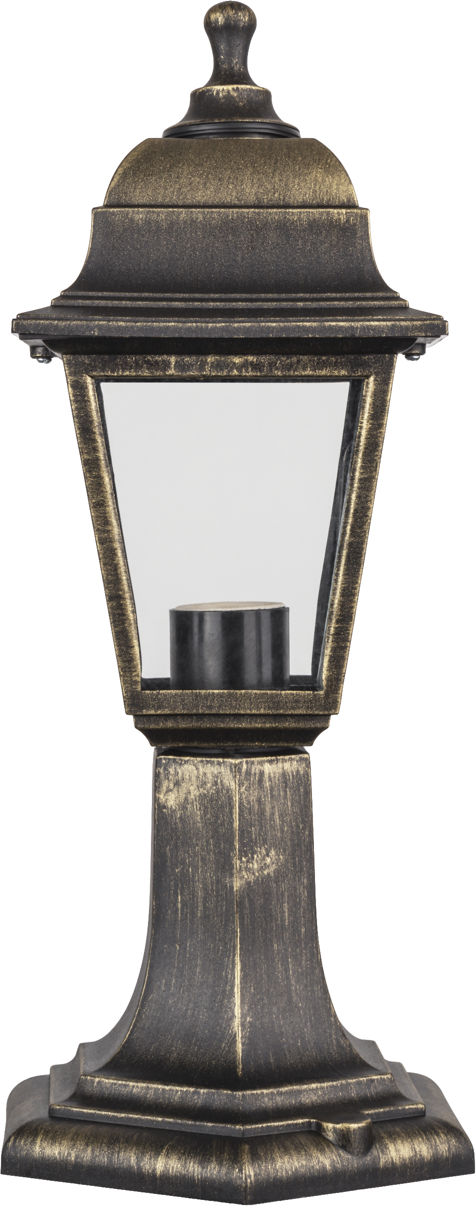 Светильник NOF-PG31-002-IP44-E27 ( 4 грани, черный под бронзу)