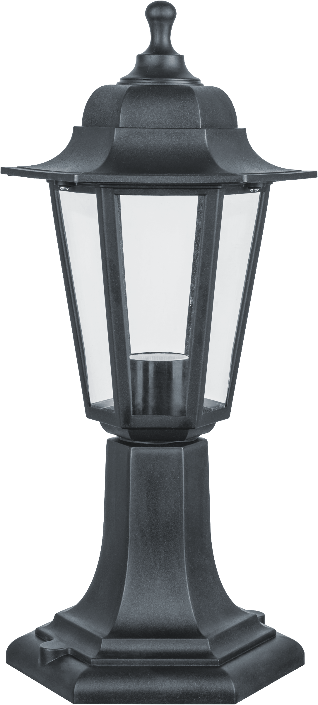 Светильник NOF-PG34-001-IP44-E27 (6 граней, черный)