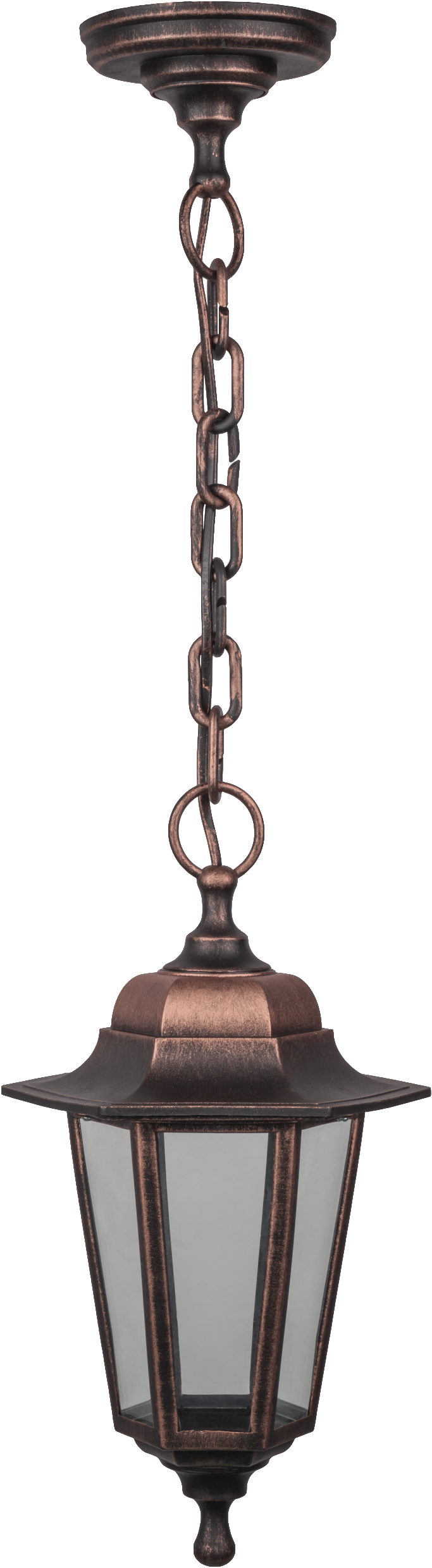 Светильник NOF-PG35-003-IP44-E27 (6 граней, черный под медь)