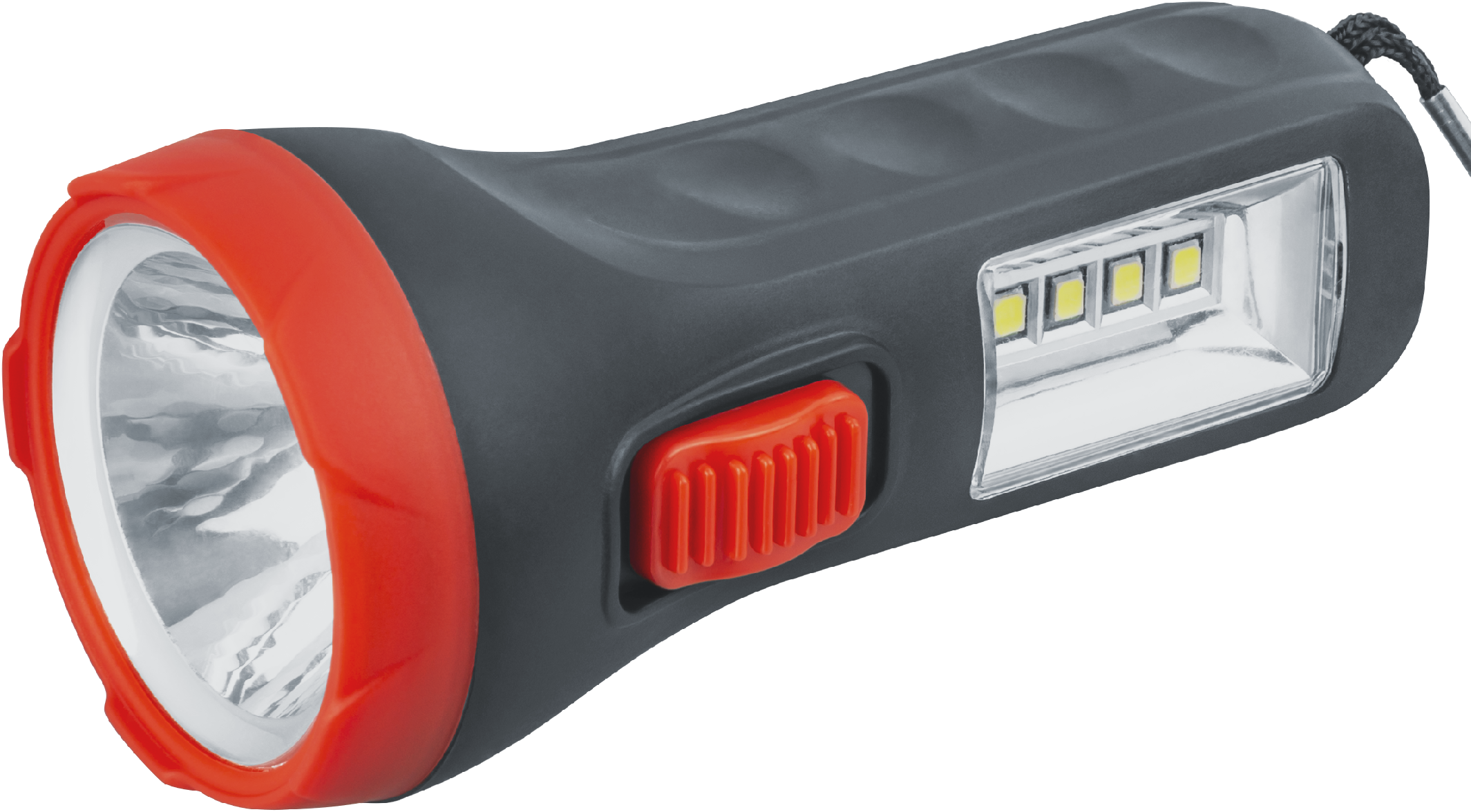 Фонарь светодиодный NPT-CP24-1AA Пластиковый 1LED 0,5Вт+4LED 1Вт