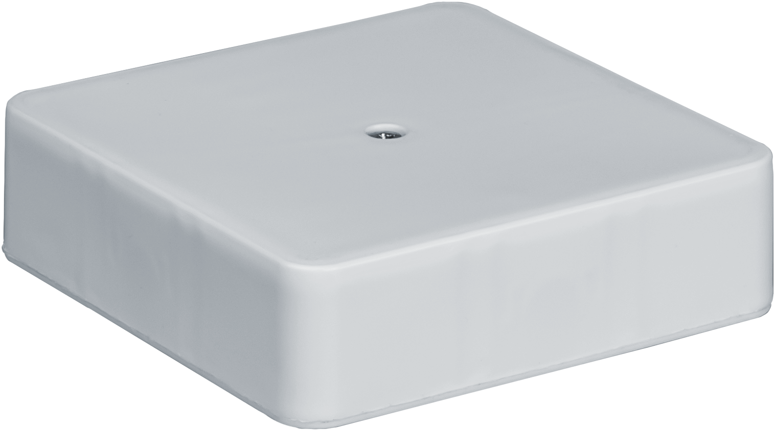 Коробка NSS-DB-100-100-25-4-WH распаячная открытого монтажа для кабель-канала 100х100х25