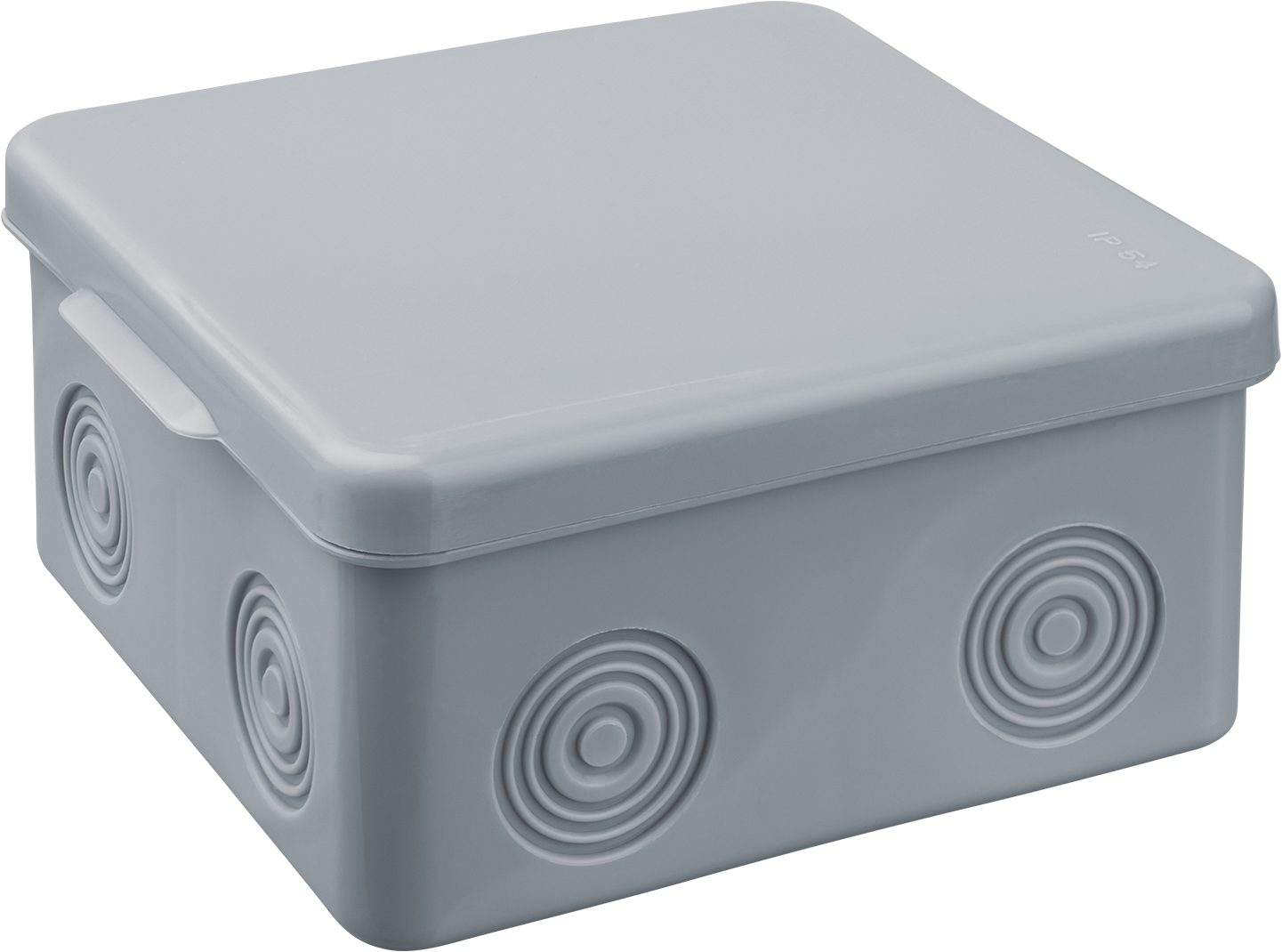 Коробка NSS-DB-100-100-50-GR распаячная открытого монтажа без мембран 100х100х50