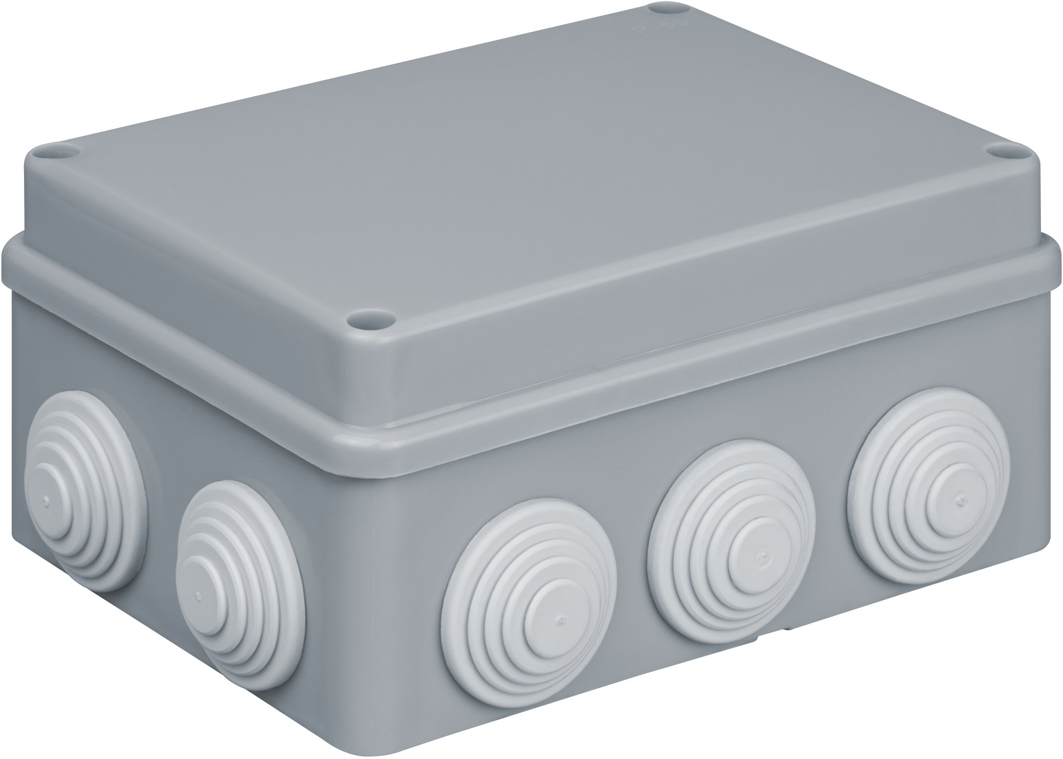 Коробка NSS-DB-150-110-70-10-GR распаячная открытого монтажа с мембранами 150х110х70