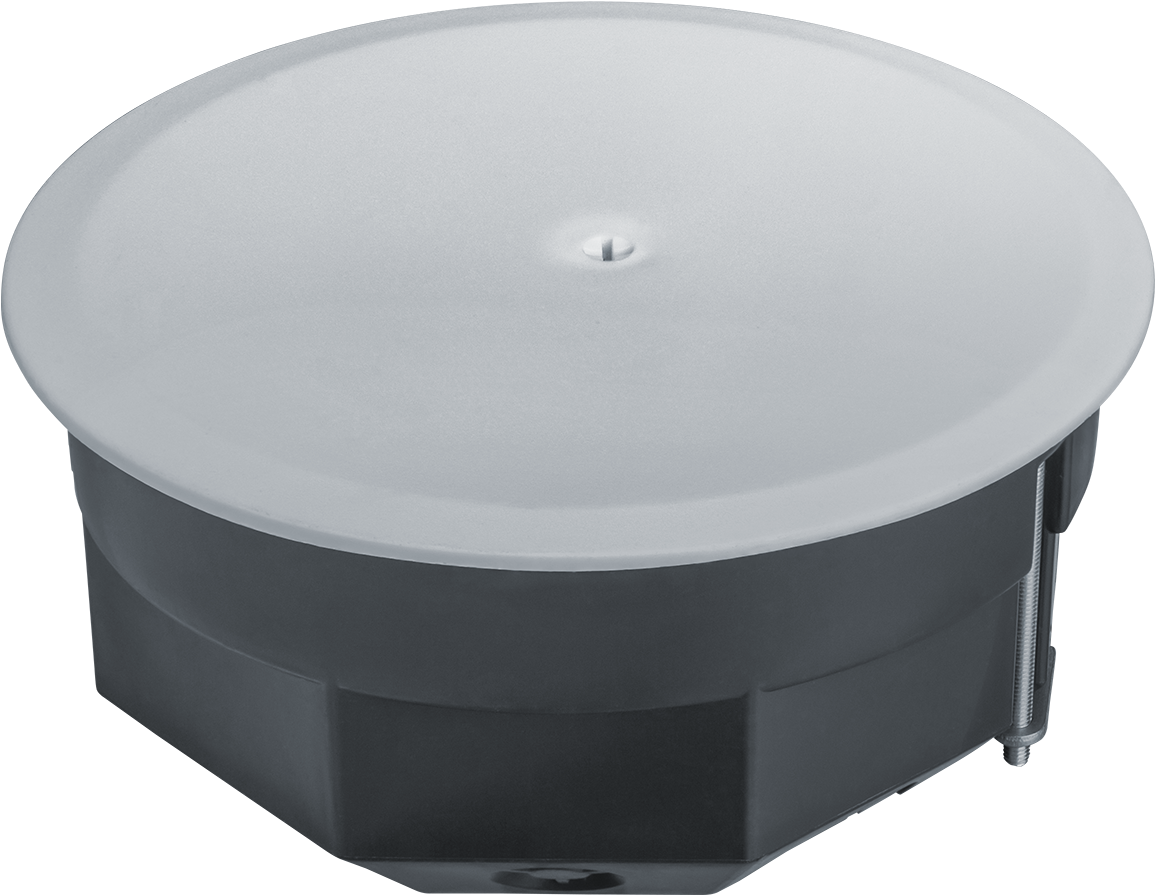 Коробка NSS-DB-HW-103-50-BL распаячная скрытого монтажа с мет. лапками и крышкой черная d103х50