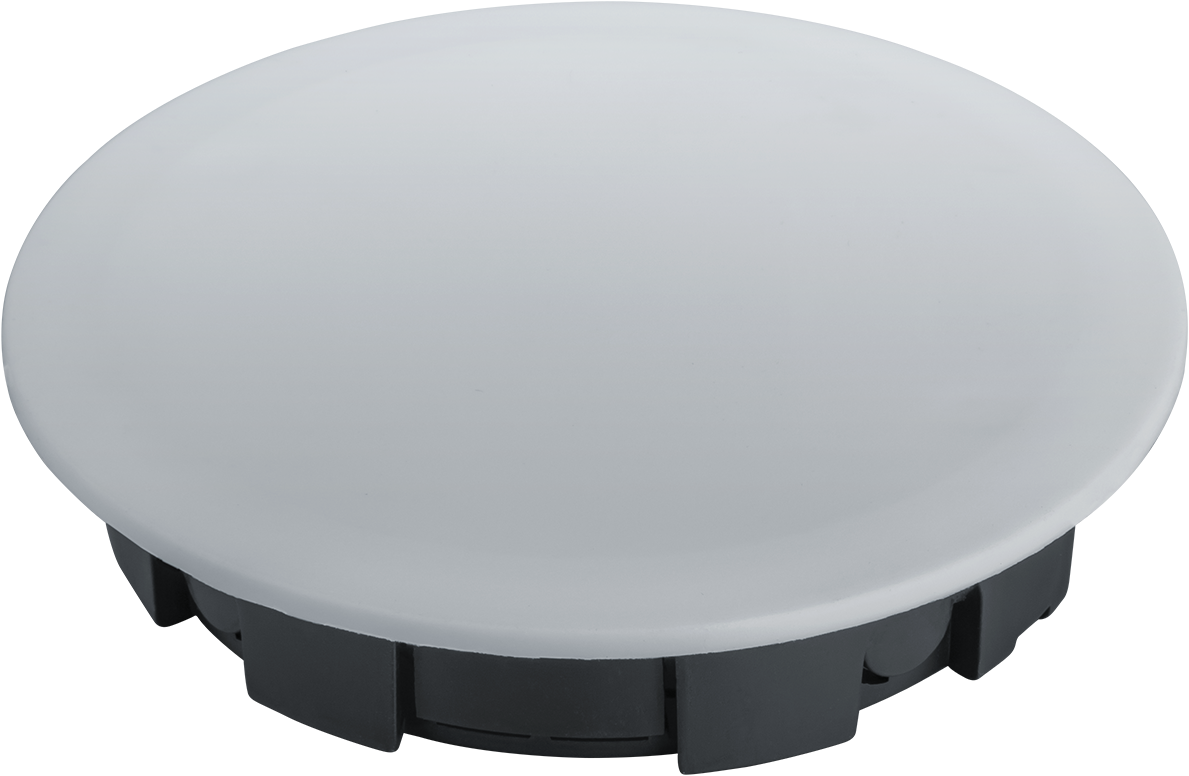 Коробка NSS-DB-SW-68-15-BL распаячная скрытого монтажа для твердых стен с крышкой черная d68х15