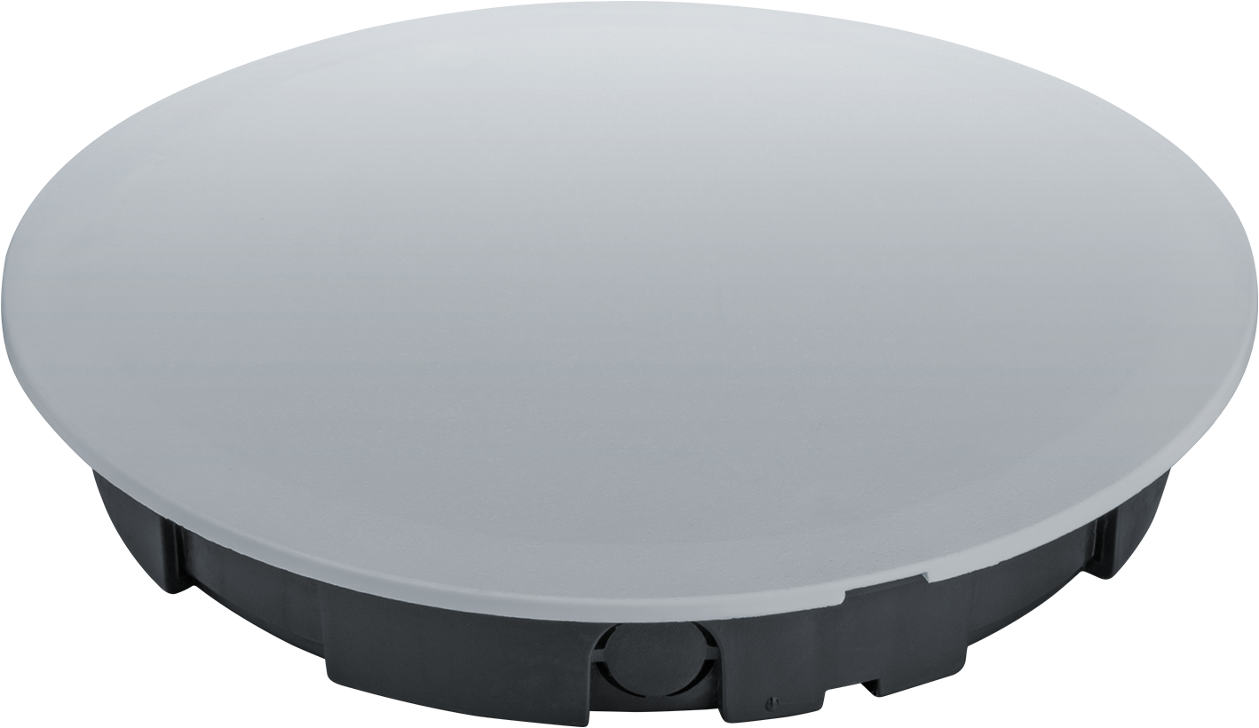 Коробка NSS-DB-SW-93-15-BL распаячная скрытого монтажа для твердых стен с крышкой черная d93х15