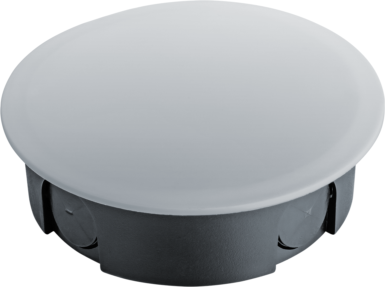 Коробка NSS-DB-SW-93-30-BL распаячная скрытого монтажа для твердых стен с крышкой черная d93х30