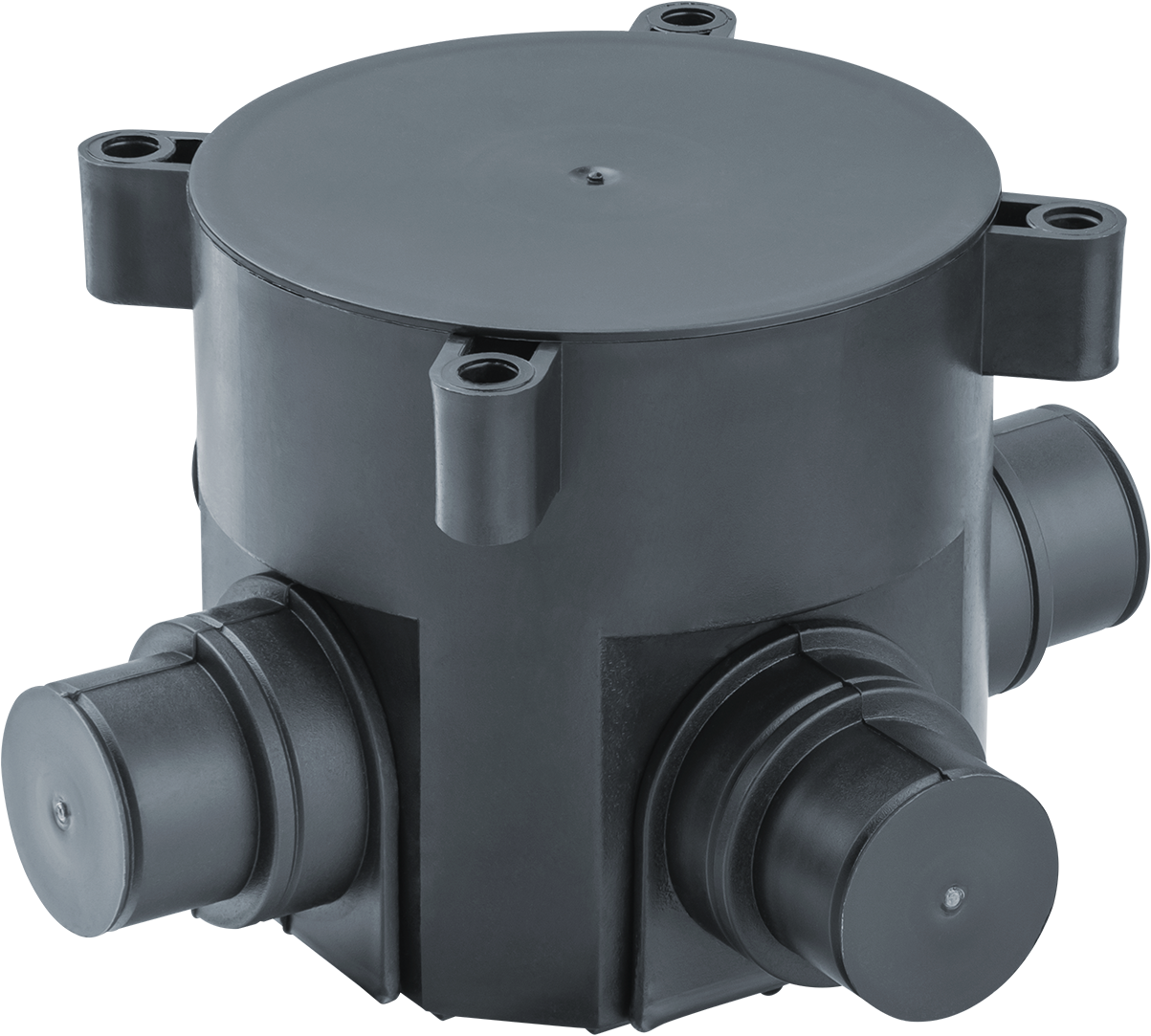 Коробка NSS-IB-SW-70-72-4-BL установочная для монолитного строительства черная d70х72