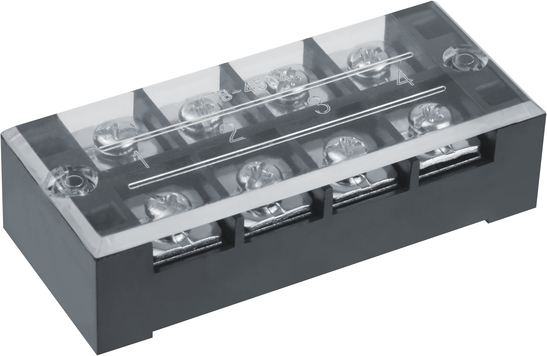 Терминал клеммный ТВ-4504 4.0мм2 45А 4 пары NTB-TB-4504