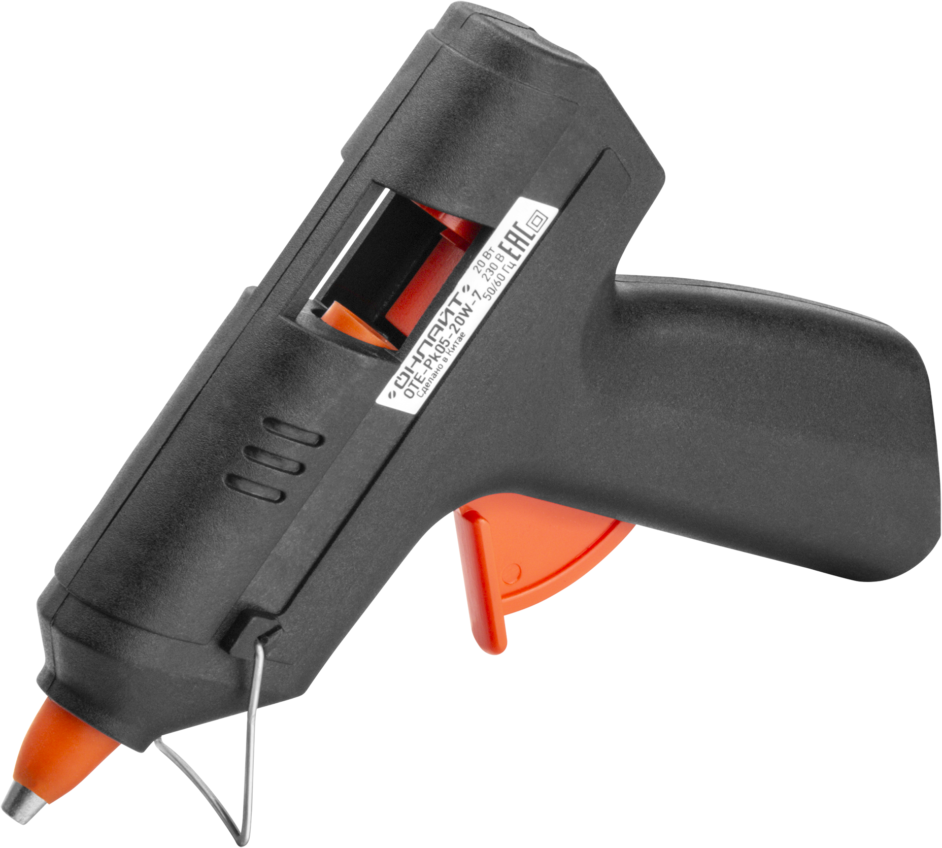 Пистолет клеевой, 20 Вт, 7 мм