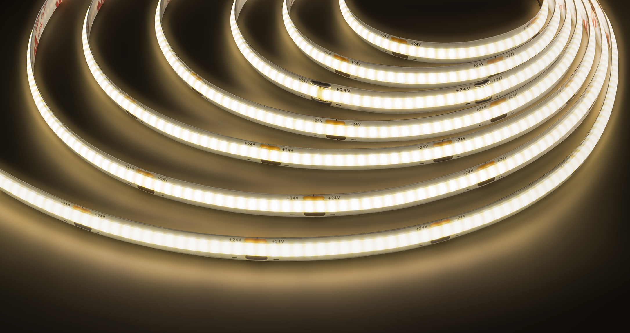 Лента светодиодная 12Вт/м 24В 3000К IP20 320LED/м NLS-СОВ 5м