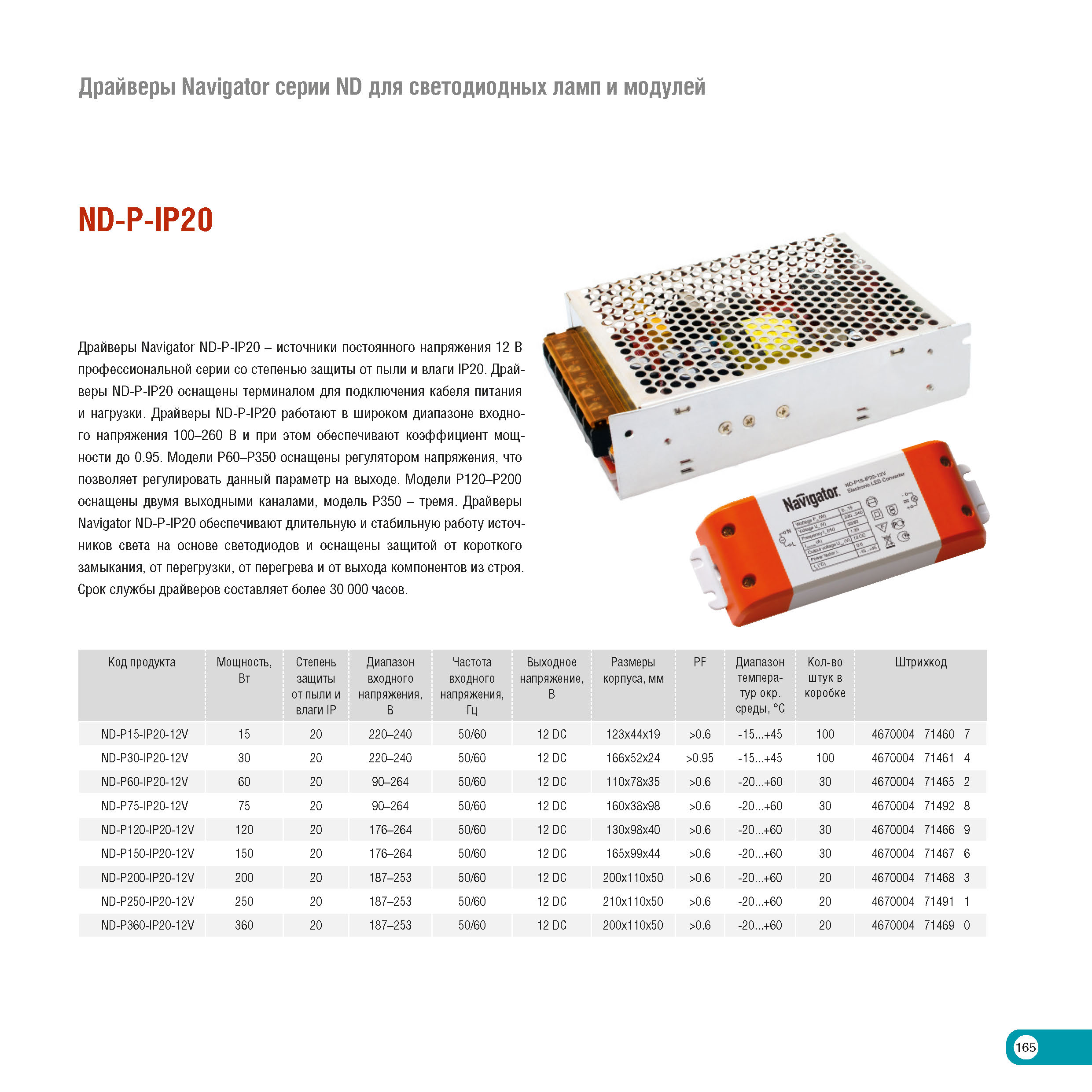 Nd p200 ip20 12v схема