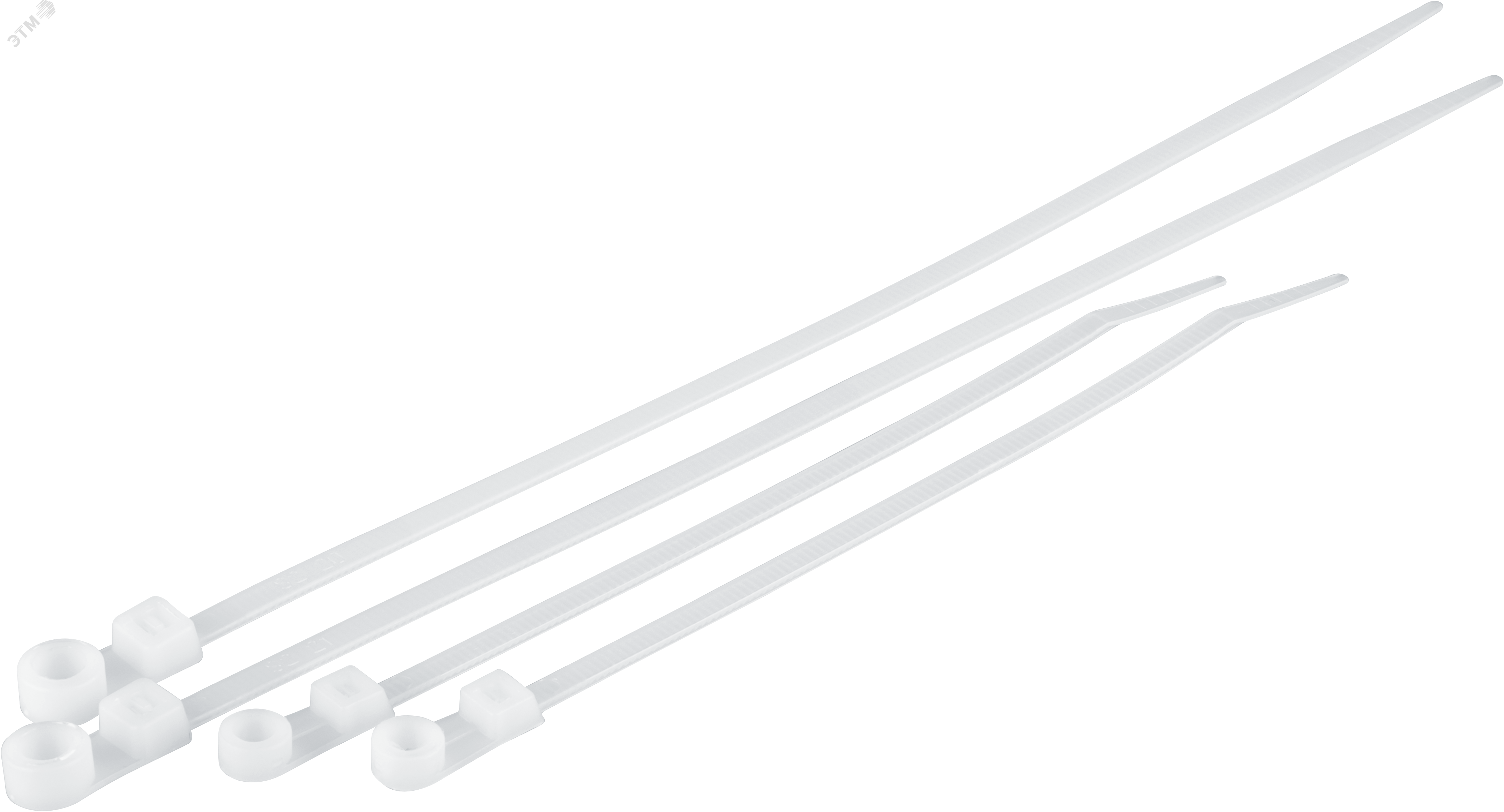 Изображение товара Хомут под винт 150х3,6 мм нейлон белый (100 шт в упак) (упак)