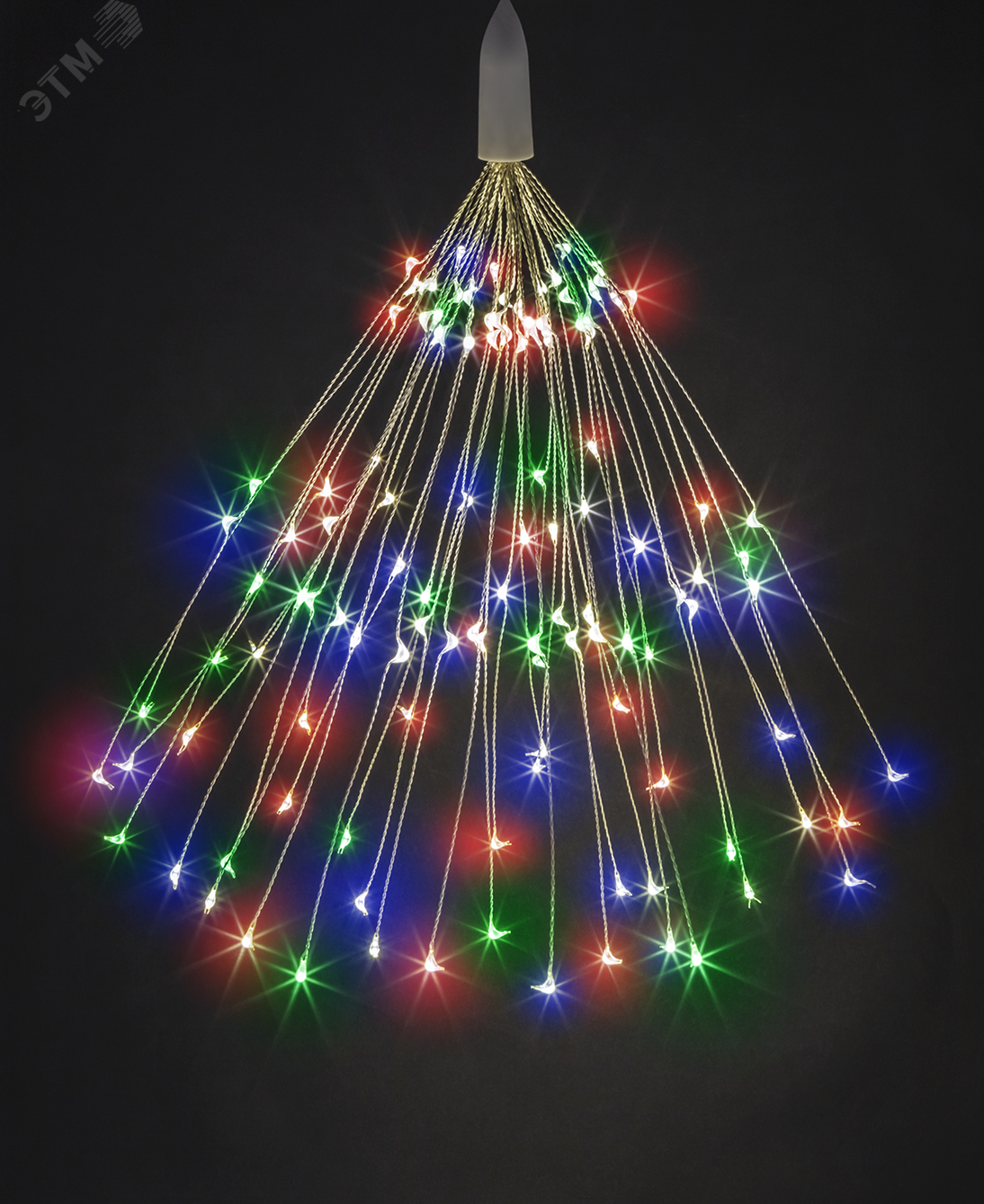 Изображение товара Новогодняя светодиодная гирлянда NGF-D028-01 RGBY 3 м IP20 для интерьера