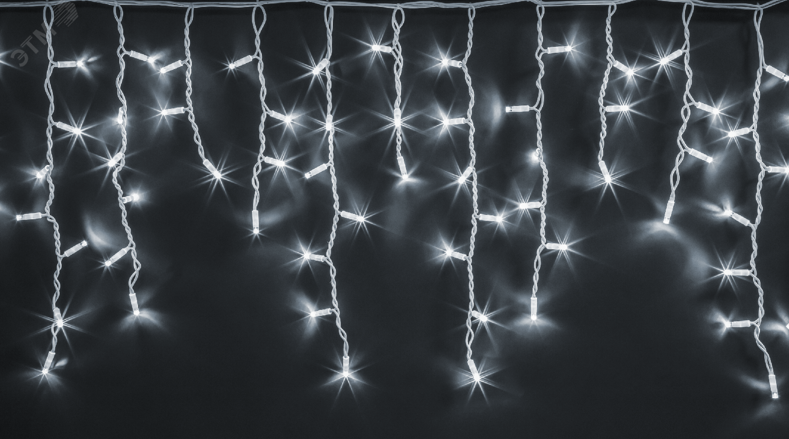 Гирлянда светодиодная новогодняя NGF-I01-100CW-8-3.5 м-230-WH-IP65