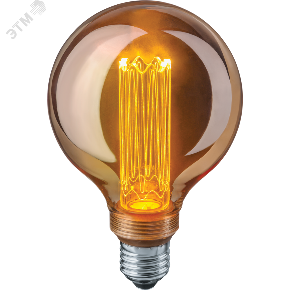 Лампа светодиодная LED 4вт Е27 теплый G95 ретро PMMA 14233 NLL-SC Navigator Group - превью 2