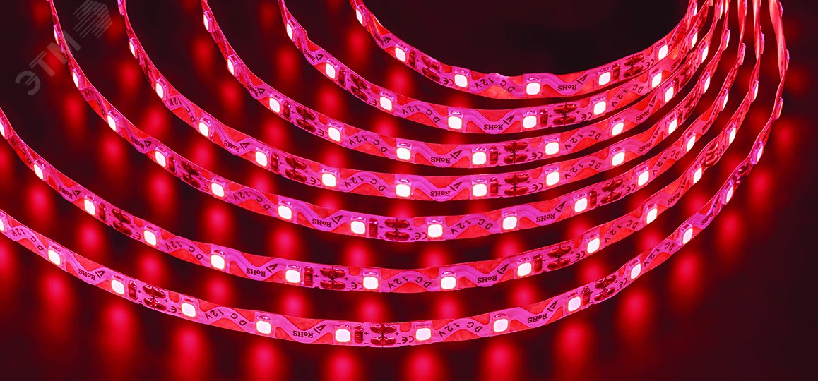 Изображение товара Светодиодная лента Navigator NLS-2835ST 6Вт/м 12В красная IP20 5м