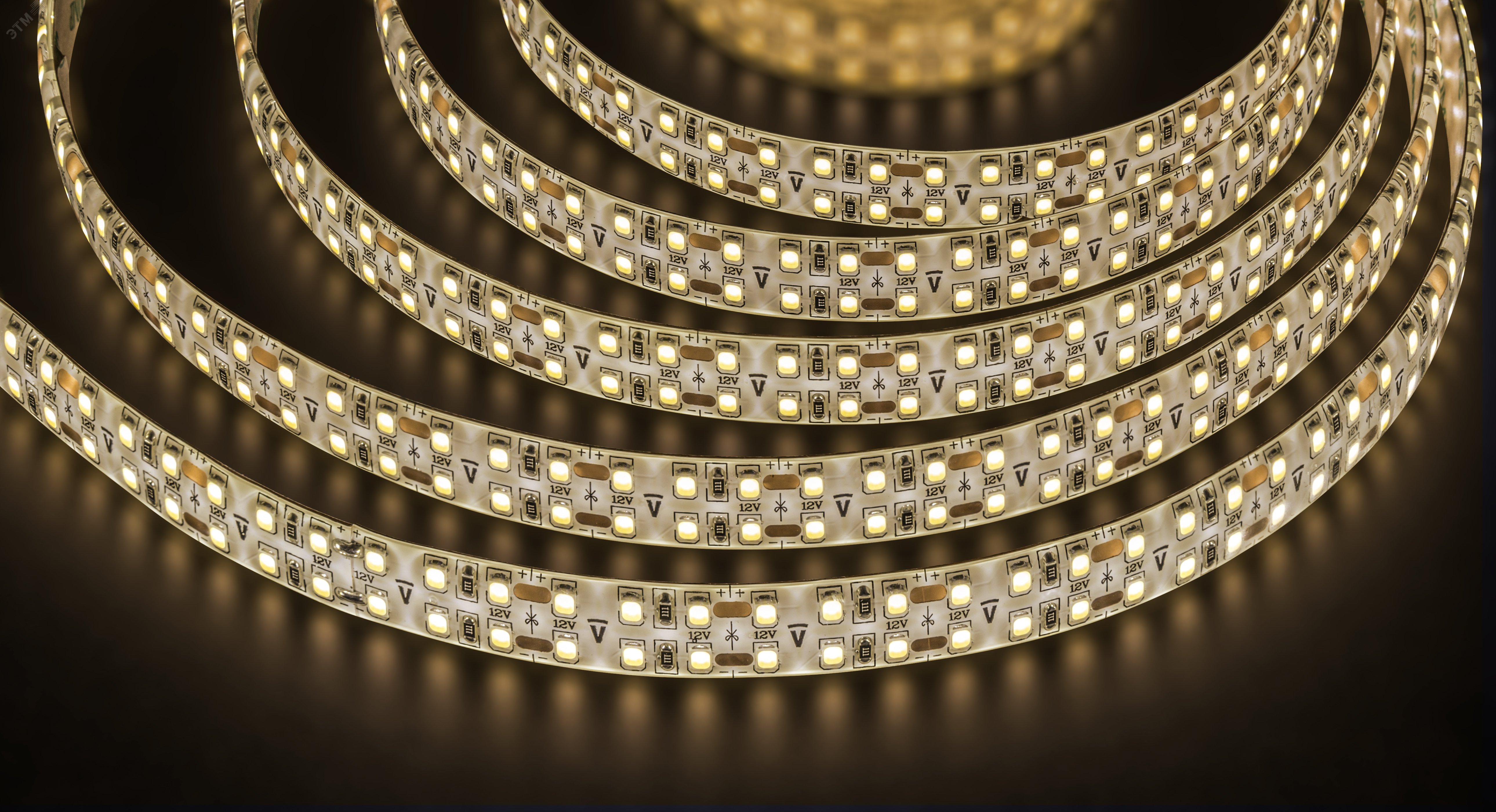 Изображение товара Светодиодная лента 30 Вт/м 12В 3000К IP65 240LED/м NLS-2835 5м