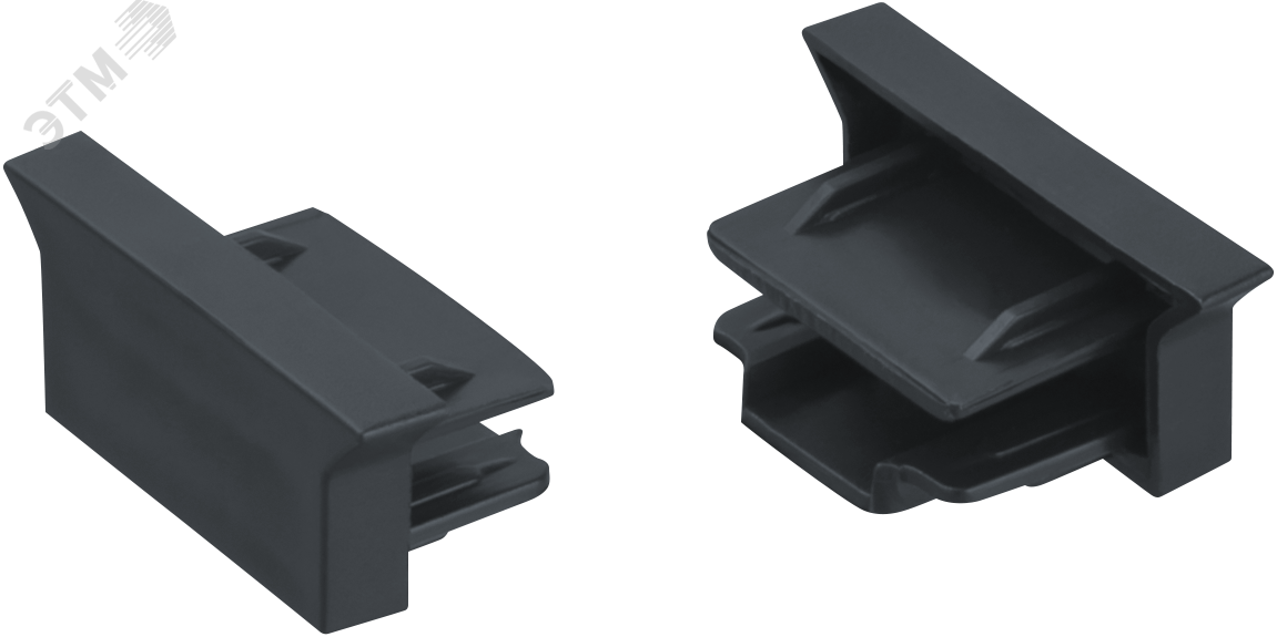 Изображение товара Заглушка пластиковая черная для шинопровода NLT-C-1L-AS2-BL-E (шт)