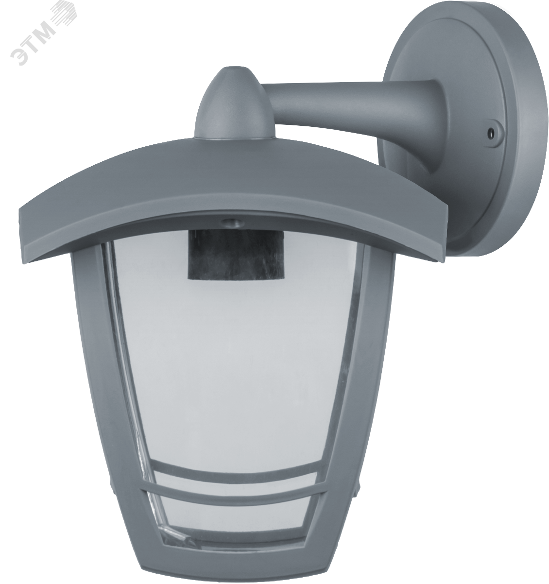 Изображение товара Уличный светильник Navigator NOF-P02-GR-IP44-E27 серый 4 грани для наружного освещения