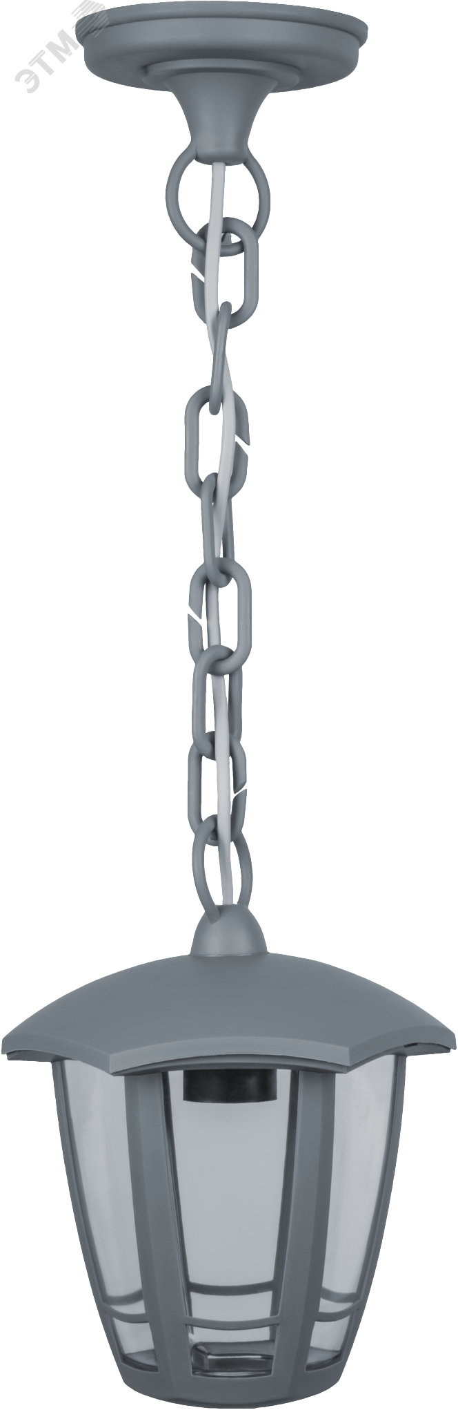 Изображение товара Светильник NOF-P09-GR-IP44-E27 подвесной серый для улицы