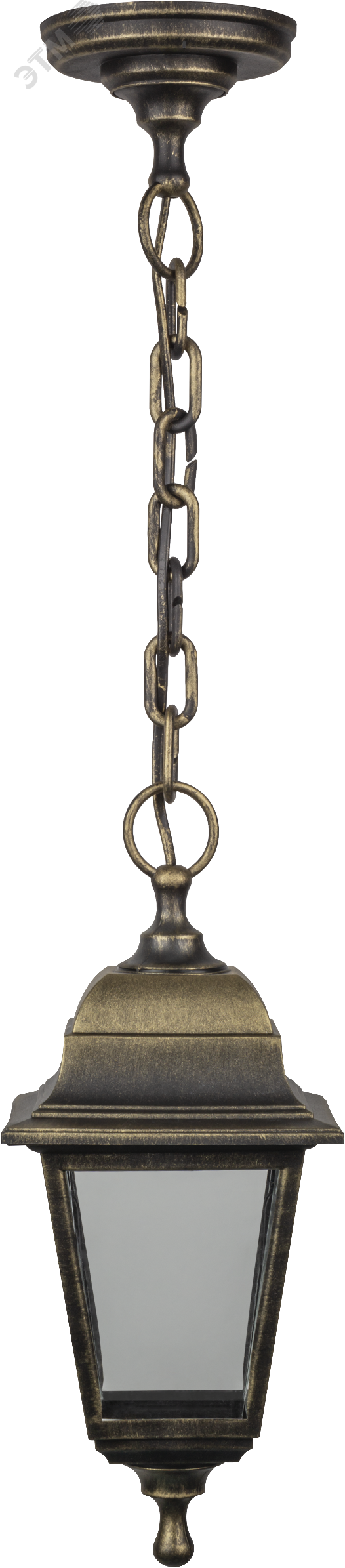 Изображение товара Уличный светильник Navigator NOF-PG32-002-IP44-E27 4 грани черный под бронзу