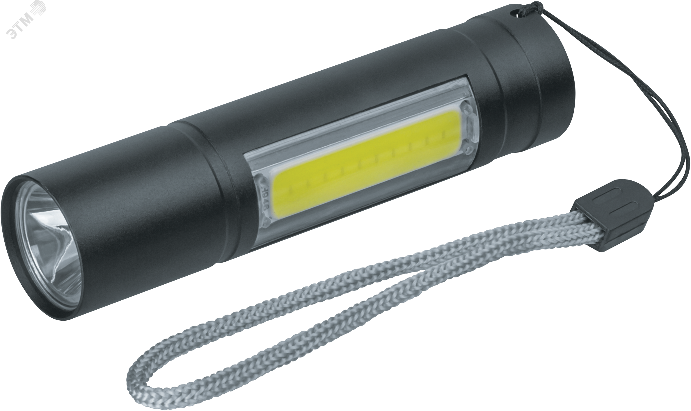 Изображение товара Фонарь светодиодный NPT-KC06-ACCU брелок алюминиевый 1LED(1Вт)+1СOB LED(3Вт) 3 режима (шт)
